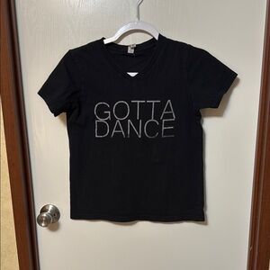 Bella-Canvas Black 'Gotta Dance' T-Shirt Size Youth Large